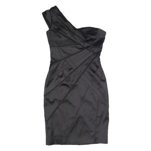 Karen Millen Black One-Shoulder Dress